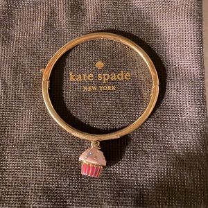 Kate Spade Take the Cake Cupcake Gold Bangle